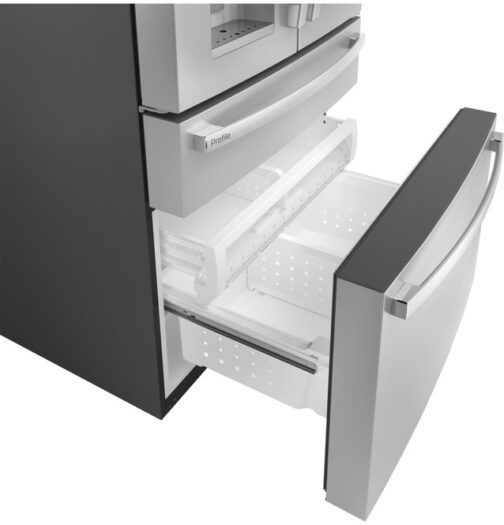 GE Profile™ 22.4 Cu. Ft. Smart Counter-Depth Fingerprint Resistant 4-Door French-Door Refrigerator with Door In Door - Image 6