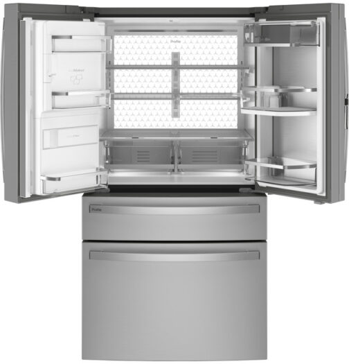 GE Profile™ ENERGY STAR® 27.9 Cu. Ft. Smart Fingerprint Resistant 4-Door French-Door Refrigerator with Door In Door - Image 3