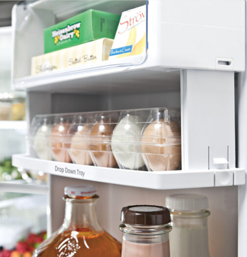 GE Profile™ ENERGY STAR® 23.1 Cu. Ft. Counter-Depth Fingerprint Resistant French-Door Refrigerator - Image 11