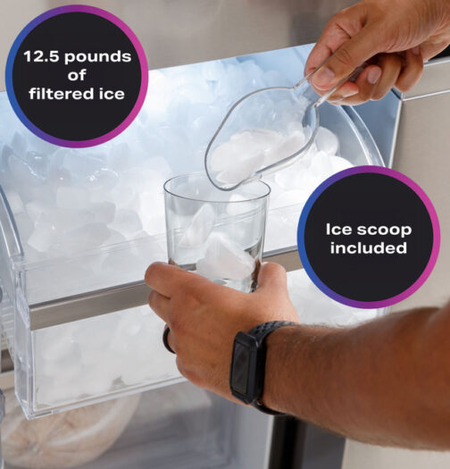 GE Profile™ ENERGY STAR® 28.3 Cu. Ft. Quad-Door Refrigerator with Dual-Dispense AutoFill Pitcher - Image 12