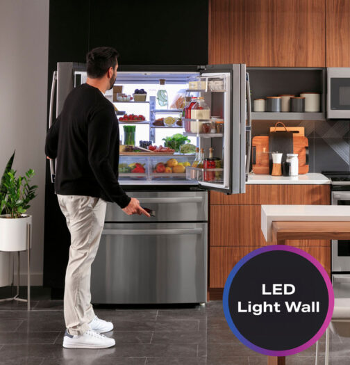 GE Profile™ ENERGY STAR® 27.9 Cu. Ft. Smart Fingerprint Resistant 4-Door French-Door Refrigerator with Door In Door - Image 6