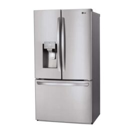 LG 28 cu. ft. 3 Door French Door Refrigerator with Ice and Water Dispenser and Craft Ice in PrintProof Stainless Steel LHFS28XBS