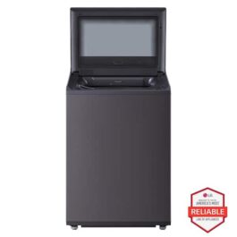 LG 5.5 cu. ft. SMART Top Load Washer in Matte Black with Impeller, Easy Unload and TurboWash3D Technology WT8400CB