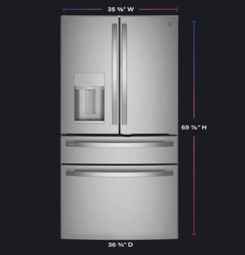 GE Profile™ ENERGY STAR® 27.9 Cu. Ft. Smart Fingerprint Resistant 4-Door French-Door Refrigerator with Door In Door - Image 7