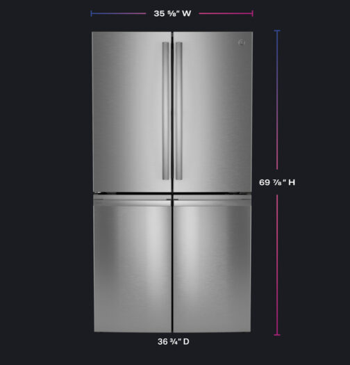 GE Profile™ ENERGY STAR® 28.3 Cu. Ft. Quad-Door Refrigerator with Dual-Dispense AutoFill Pitcher - Image 7