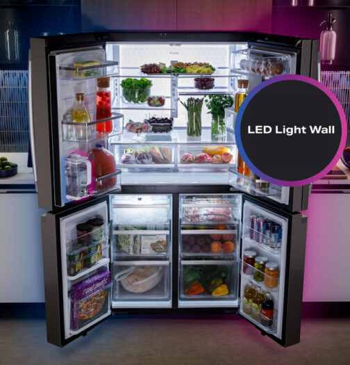 GE Profile™ ENERGY STAR® 28.3 Cu. Ft. Quad-Door Refrigerator with Dual-Dispense AutoFill Pitcher - Image 9