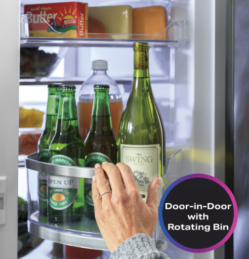 GE Profile™ ENERGY STAR® 27.9 Cu. Ft. Smart Fingerprint Resistant 4-Door French-Door Refrigerator with Door In Door - Image 10