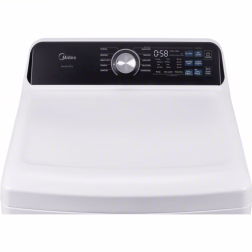 MIDEA Electric Dryer: Electric, White, 7 cu ft Capacity - Image 5