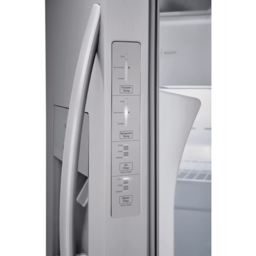 Frigidaire FRSS2623AS 36 Inch Freestanding Side by Side Refrigerator - Image 8