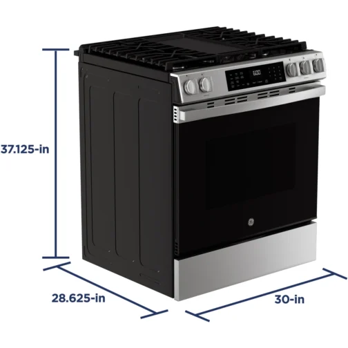 GE 600 Series GGS600AVFS 30 Inch Slide-In Gas Smart Range with 5 Sealed Burners, 5.3 cu. ft. - Image 6
