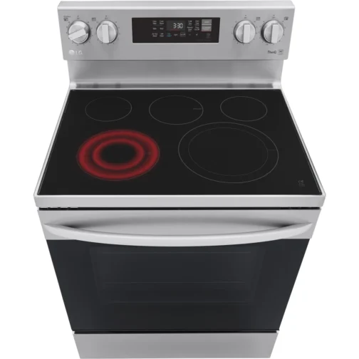 LG LREL6323S 30 Inch Electric Smart Range with 5 Radiant Elements, 6.3 cu. ft. - Image 5