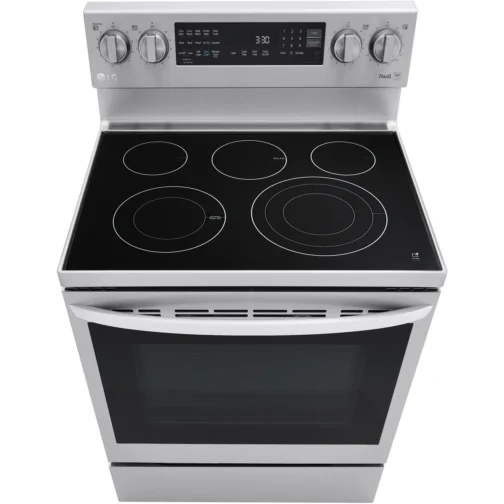 LG LREL6325F 30 Inch Electric Smart Range with 5 Radiant Elements, 6.3 cu. ft - Image 7