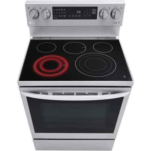 LG LREL6325F 30 Inch Electric Smart Range with 5 Radiant Elements, 6.3 cu. ft - Image 6