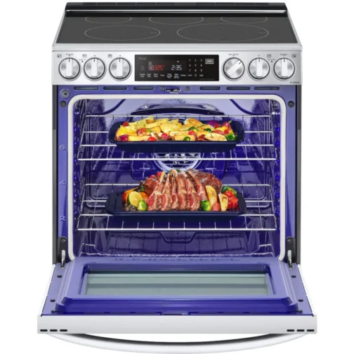 LG LSEL6337F 30 Inch Smart InstaView™ Electric Slide-In Range with 5 Radiant Elements, 6.3 cu ft. - Image 7