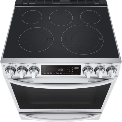 LG LSEL6337F 30 Inch Smart InstaView™ Electric Slide-In Range with 5 Radiant Elements, 6.3 cu ft. - Image 4