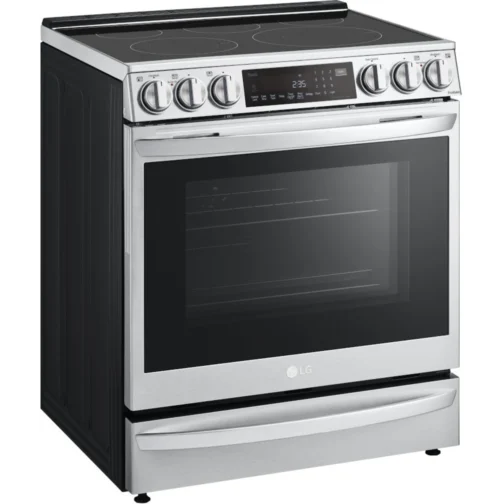 LG LSEL6337F 30 Inch Smart InstaView™ Electric Slide-In Range with 5 Radiant Elements, 6.3 cu ft. - Image 2