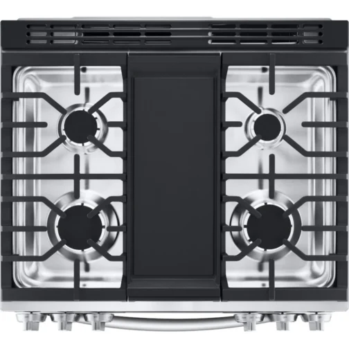 LG LSGL6335F 30 Inch Smart Instaview™ Slide-in Gas Range with 5 Sealed Burners, 6.3 cu. ft. - Image 7