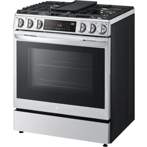 LG LSGL6335F 30 Inch Smart Instaview™ Slide-in Gas Range with 5 Sealed Burners, 6.3 cu. ft. - Image 4
