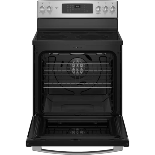 GE Profile PB900YVFS 30 Inch Freestanding Electric Range with 6.2 Cu. Ft. Oven Capacity, 5 Radiant - Image 6