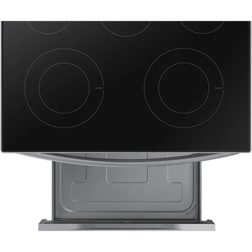 Samsung NE63A6311SS 30 Inch Freestanding Electric Smart Range with 5 Smoothtop Burners - Image 6