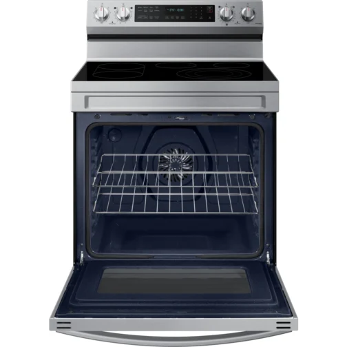 Samsung NE63A6711SS 30 Inch Freestanding Electric Smart Range with 5 Radiant Burners, 6.3 - Image 7