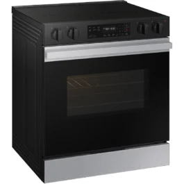 Samsung BESPOKE NSE6DG8100SR 30 Inch Slide-In Electric Smart Range with 5 Elements, 6.3 cu. ft.
