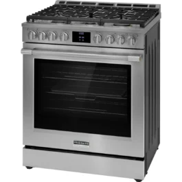 Frigidaire Professional Series PCFG3080AF 30 Inch Slide-In Gas Range with 6 Sealed Burners, 6.0 cu. ft.
