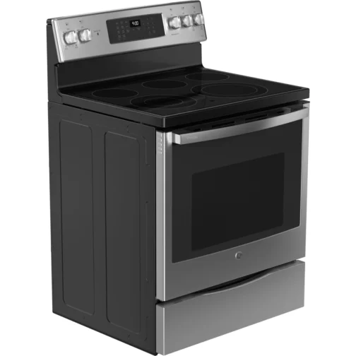 GE Profile PB900YVFS 30 Inch Freestanding Electric Range with 6.2 Cu. Ft. Oven Capacity, 5 Radiant