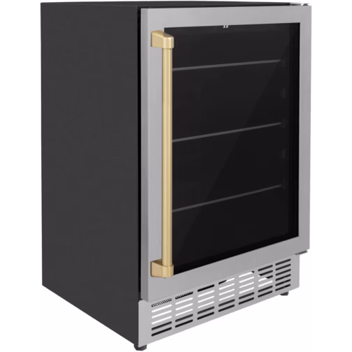 ZLINE autograph Monument Series RBVZUS24CB 24 Inch Beverage Center with 4.5 cu. ft. Capacity