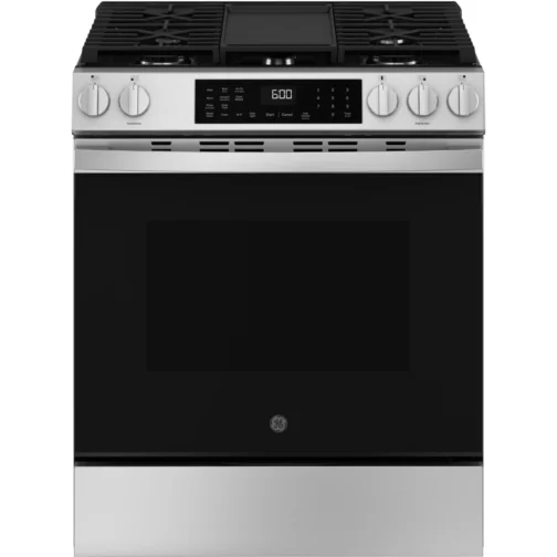 GE 600 Series GGS600AVFS 30 Inch Slide-In Gas Smart Range with 5 Sealed Burners, 5.3 cu. ft. - Image 3