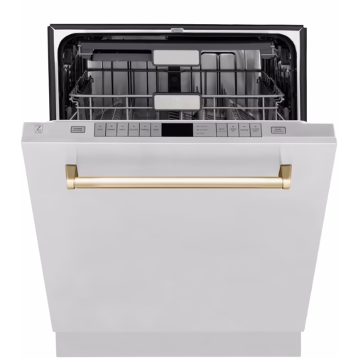 ZLINE DWMTZ30424G 24 Inch Fully Integrated Monument Series Dishwasher with 14 Place Settings - Image 4