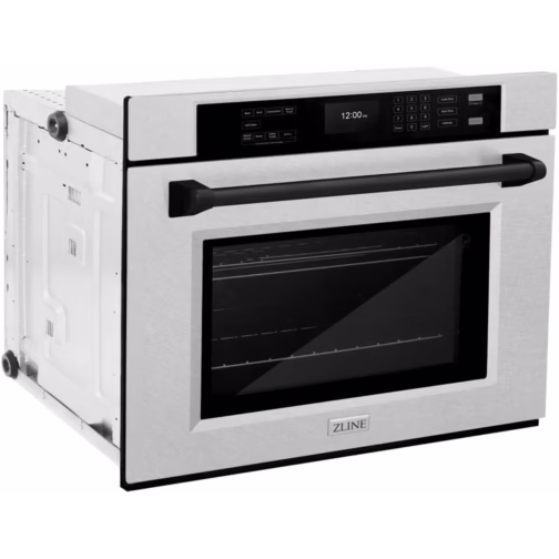 ZLINE Autograph Edition WASSZ30MB 30 Inch Professional Single Electric Wall Oven with 5 cu. ft. Capacity