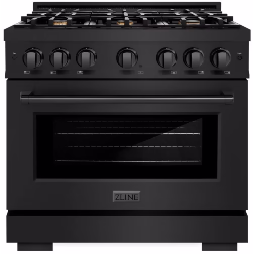 ZLINE HGRBBR36 36 Inch Freestanding Select Gas Range with 6 Sealed Brass Burners, 5.2 cu. ft. Oven Capacity, Auto-Reignition Burn - Image 3