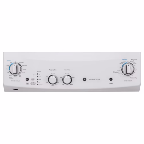 GE Appliances GUD27ESSMWW 3.8 cu. ft. Washer and 5.9 cu. ft. Electric Dryer Laundry Center - Image 9