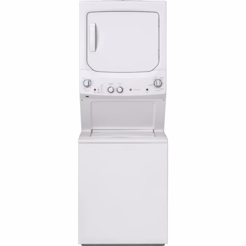 GE Appliances GUD27ESSMWW 3.8 cu. ft. Washer and 5.9 cu. ft. Electric Dryer Laundry Center
