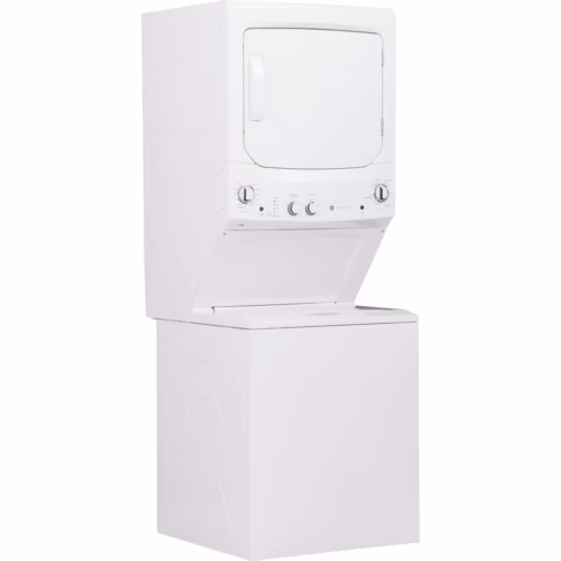 GE Appliances GUD27ESSMWW 3.8 cu. ft. Washer and 5.9 cu. ft. Electric Dryer Laundry Center - Image 3