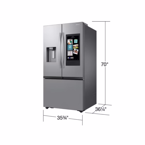 SAMSUNG 30 cu. ft. Mega Capacity 3-Door French Door Refrigerator with Family Hub™ - Image 5