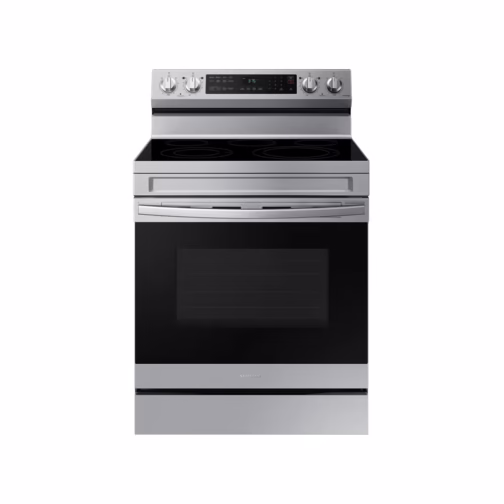 SAMSUNG 6.3 cu. ft. Smart Freestanding Electric Range with No-Preheat Air Fry & Convection