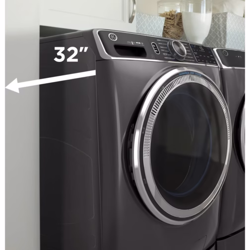 GE Appliances Smart 4.8 cu. ft. Energy Star Front Load Washer with Odorblock GFW550SPRRS - Image 3