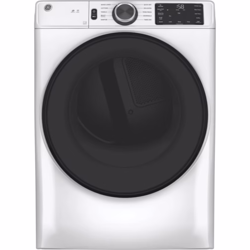 GE Appliances Smart 7.8 cu. ft High Efficiency Electric Dryer GFD55ESSNWW
