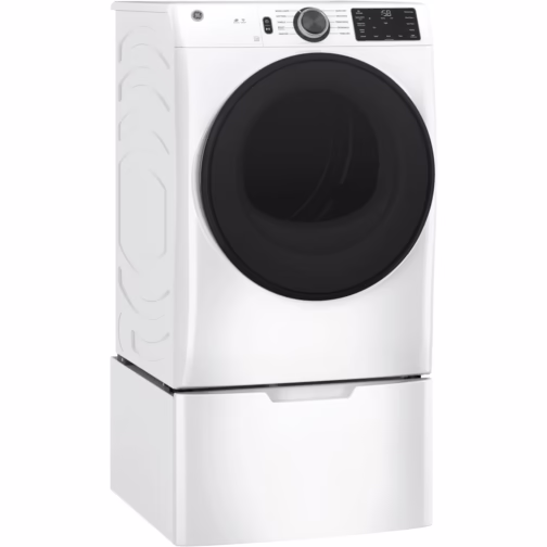 GE Appliances Smart 7.8 cu. ft High Efficiency Electric Dryer GFD55ESSNWW - Image 4