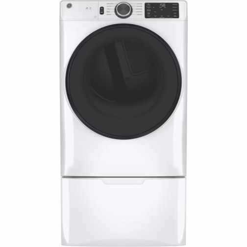 GE Appliances Smart 7.8 cu. ft High Efficiency Electric Dryer GFD55ESSNWW - Image 3