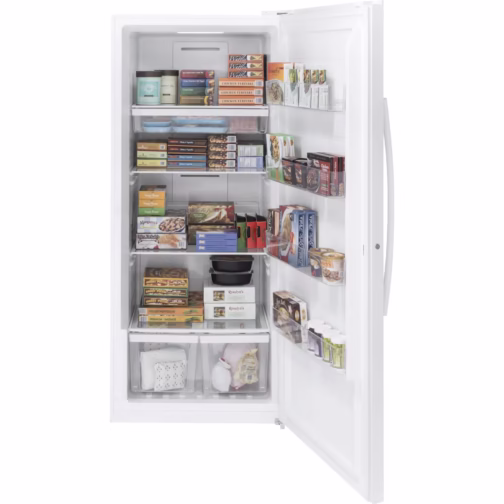 GE FUF21DLRWW Garage Ready 21.3 cu. ft. Upright Freezer - Image 7