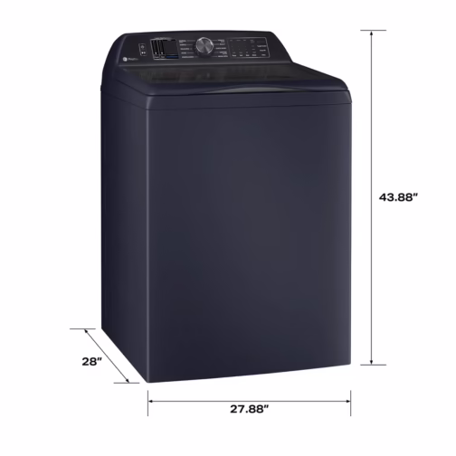 Ge Profile Energy Star 5.4 Cu. Ft. Capacity Washer With Smarter Wash Technology And Adaptive Smartdispense PTW800BPWRS - Image 6