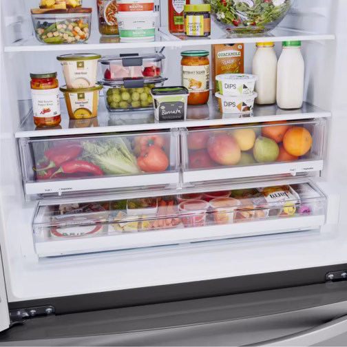 LG LRFCS29D6S Door Refrigerator, Print Proof Stainless Steel, 29 cu. ft. - Image 6