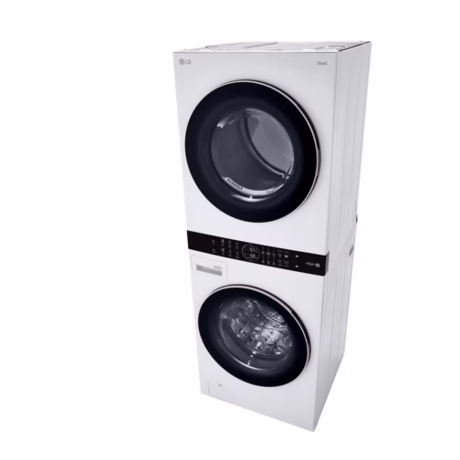 LG Single Unit Front Load WashTower with Center Control 4.5 cu. ft. Washer and 7.4 cu. ft. Electric Dryer WKE100HWA - Image 3