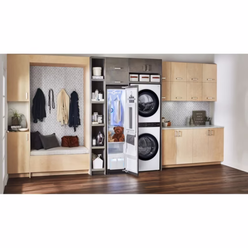 LG Single Unit Front Load WashTower with Center Control 4.5 cu. ft. Washer and 7.4 cu. ft. Electric Dryer WKE100HWA - Image 10