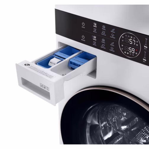 LG Single Unit Front Load WashTower with Center Control 4.5 cu. ft. Washer and 7.4 cu. ft. Electric Dryer WKE100HWA - Image 9