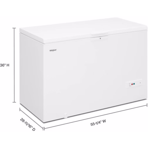 Whirlpool WZC5216LW 55 Inch Freestanding Convertible Chest Freezer with 16 Cu. Ft - Image 5