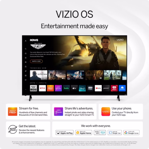 VIZIO 65" Class 4K UHD LED HDR Smart TV (V4K65M-0804) - Image 7